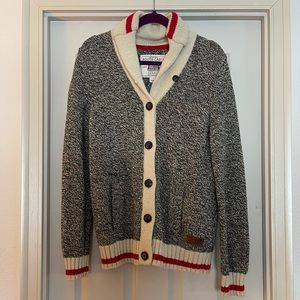 Roots Gender Free Heritage Cabin Shawl Cardigan - Size L